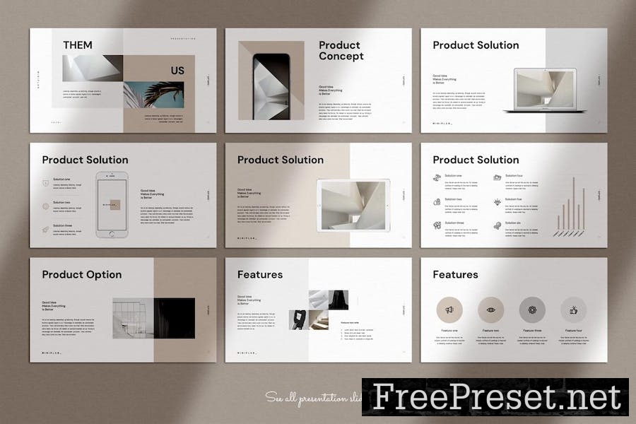 Minimal Business Plan Keynote Template 2QBNXW9