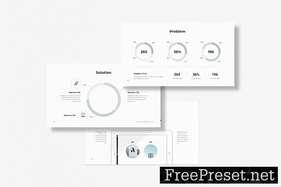 Minimal Presentation Google Slides Template EAZ2JED