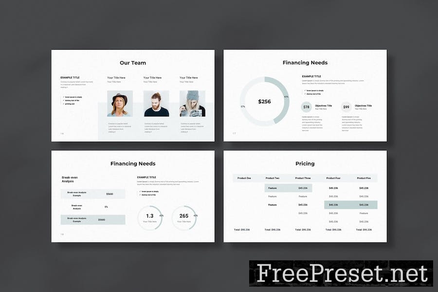 Minimal Presentation Template