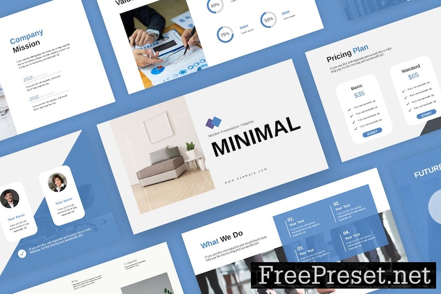 Minimal Presentation Template