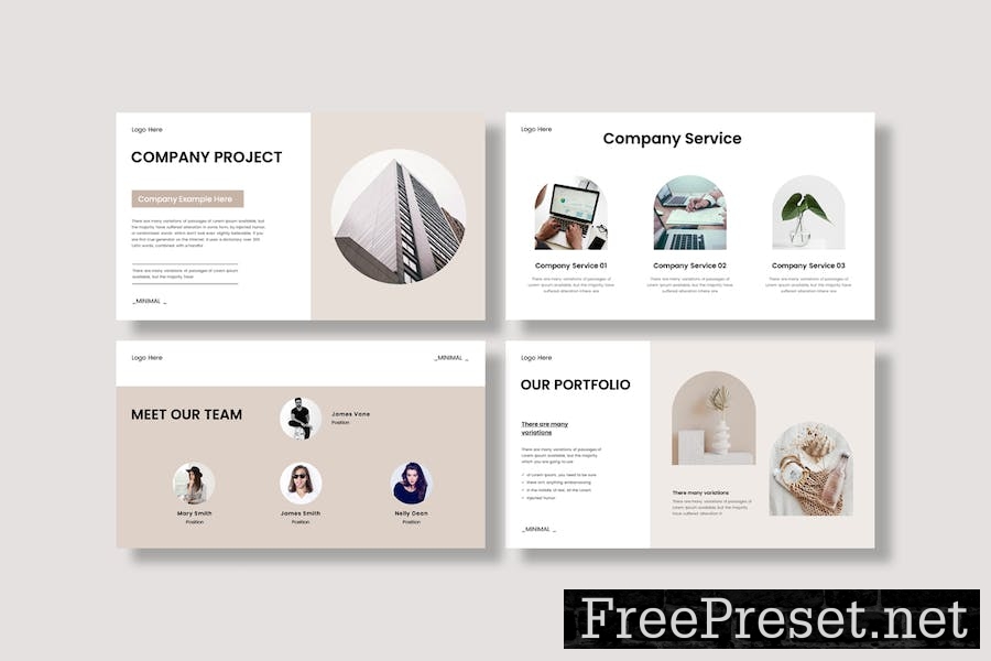 Minimal Presentation Template F3TSJ6S