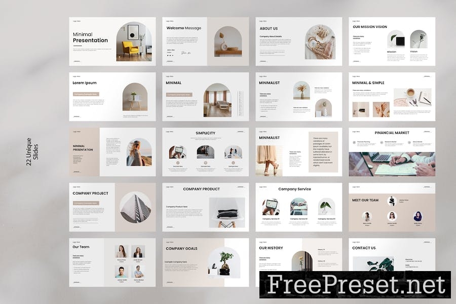 Minimal Presentation Template F3TSJ6S