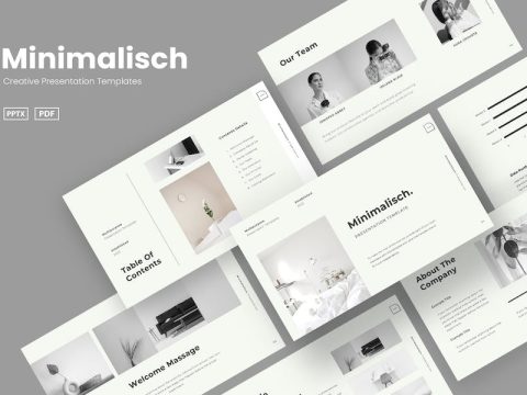 Minimalisch Powerpoint CJARUNU