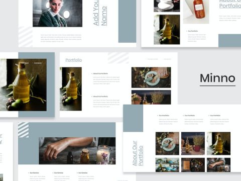 Minno - Essential Oil Google Slides Template