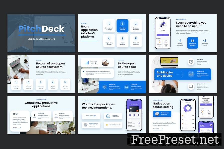 Mobile Apps Powerpoint Template WURSJWV