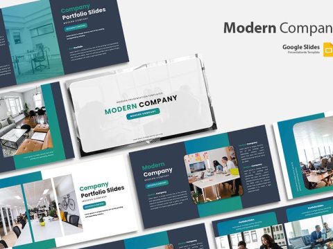 Modern Company Persentation Google Slide Template K7L74FZ