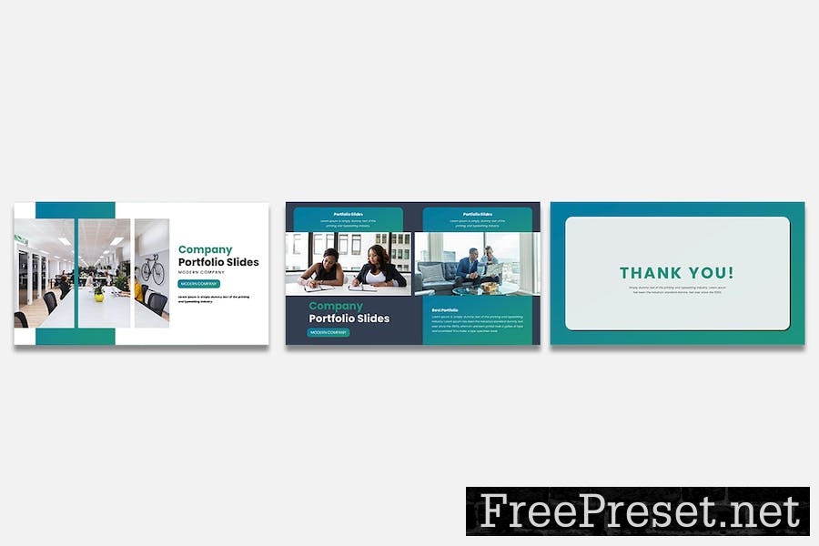 Modern Company Persentation Keynote Template KMNQ9WV