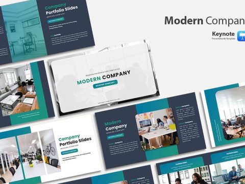 Modern Company Persentation Keynote Template KMNQ9WV