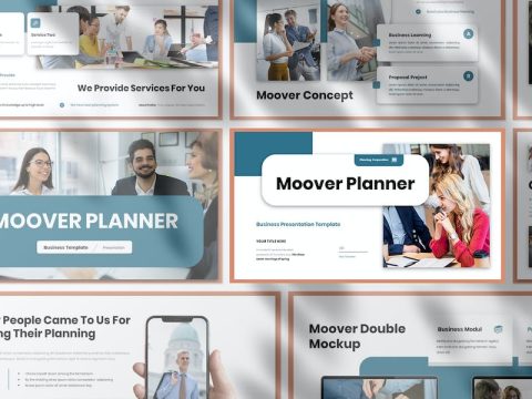 Moover Business Presentation Google Slide Template F5CB9TT