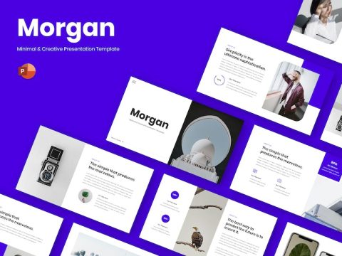 Morgan - Minimal & Creative PowerPoint Template G598F5A