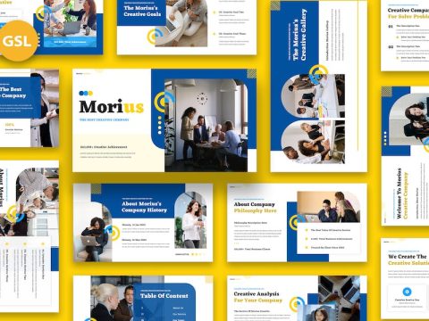 Morius - Creative Company Profile Google Slides 3LUTEK2