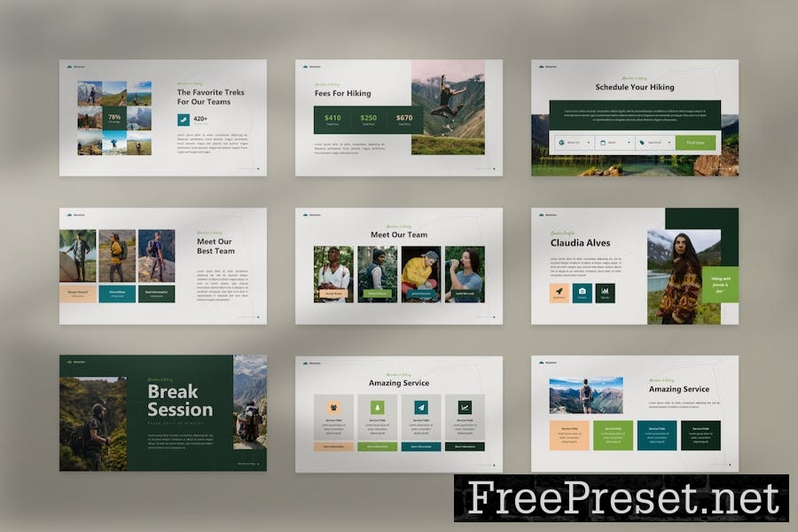 Mountres - Mountain & Hiking Keynote Template