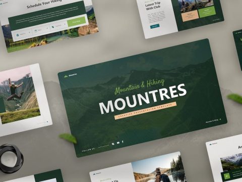 Mountres - Mountain & Hiking Keynote Template