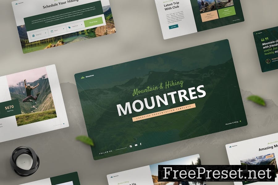 Mountres - Mountain & Hiking Keynote Template