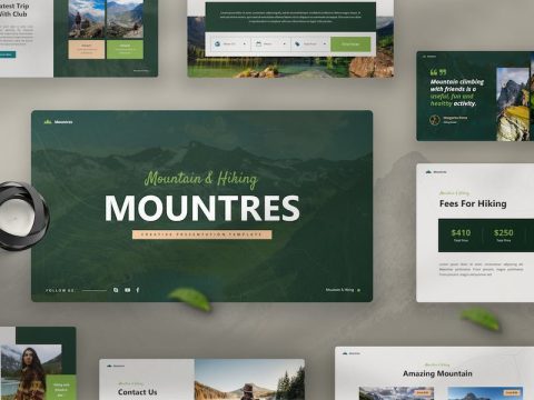 Mountres - Mountain & Hiking Powerpoint Template SHEGFPD