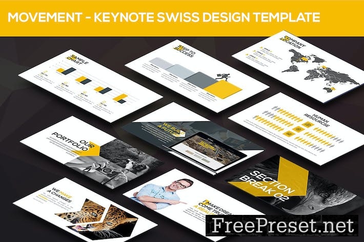 Movement - Swiss Keynote Template 7RS5VQ