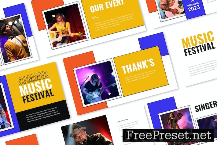 Music Festival Google Slides