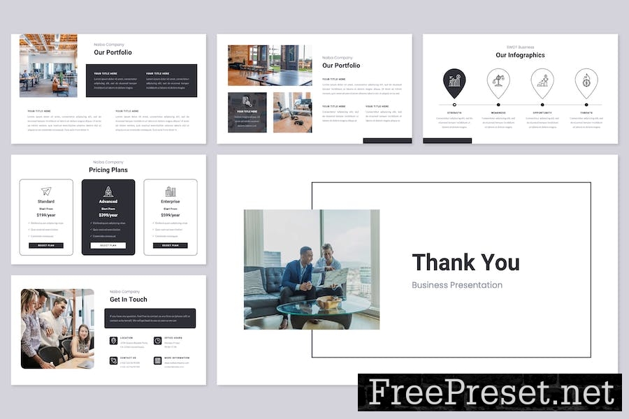 Naiba - Business Keynote Template