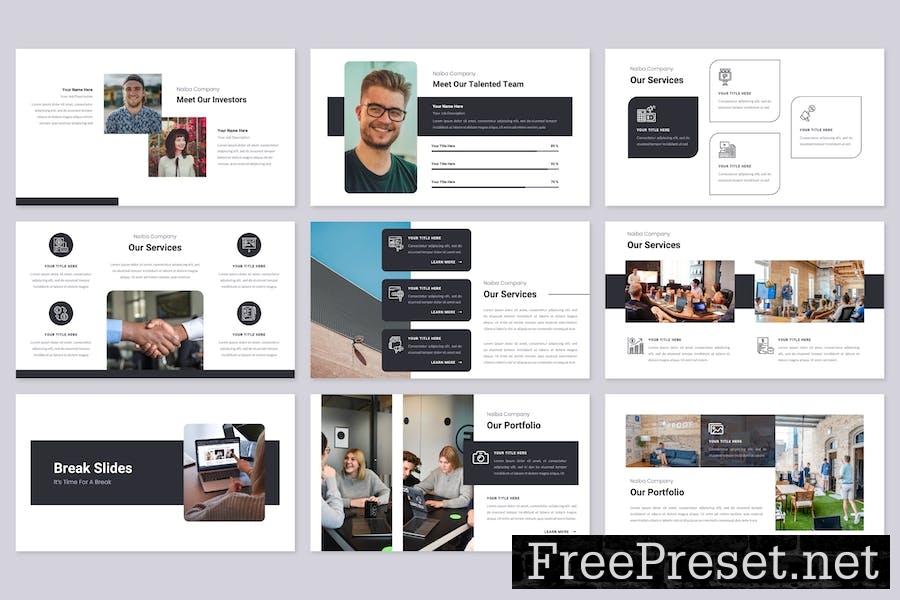 Naiba - Business Keynote Template