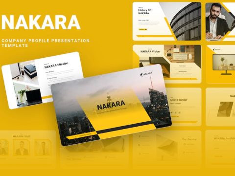 Nakara - Company Profile Google Slides Template