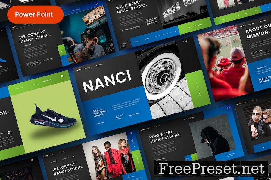 Nanci – Business PowerPoint Template