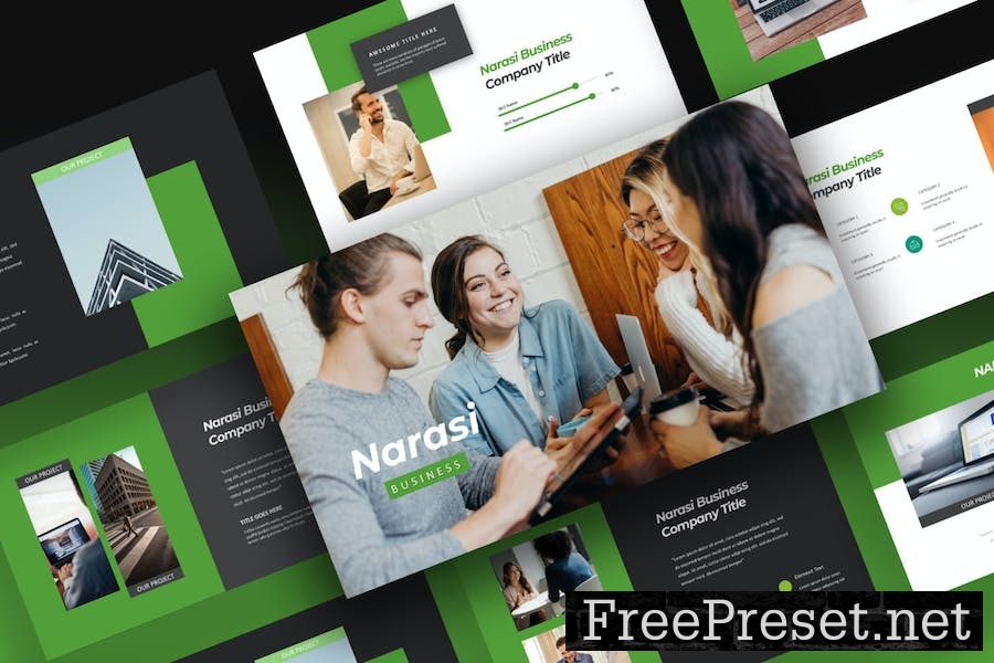 Narasi Business Powerpoint Y649P8V