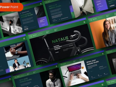 Natalie – Business PowerPoint Template KYZWQ44