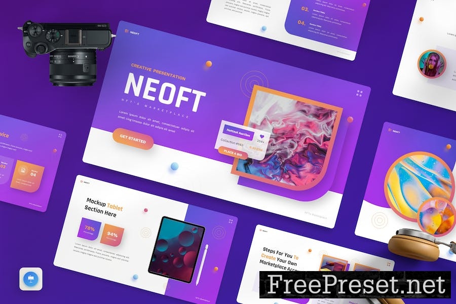 Neoft - NFT Digital Creative Marketplace Keynote CWPWCE3