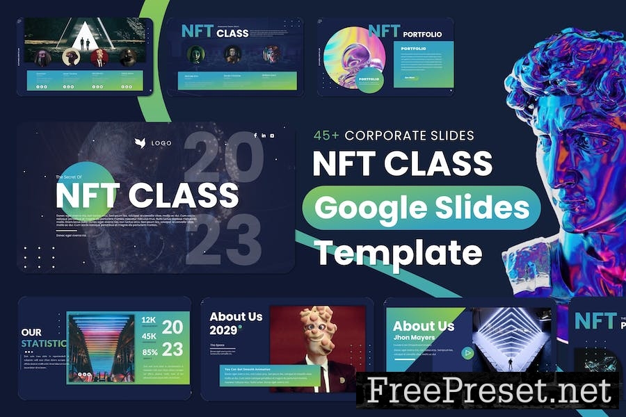 NFT Class - Google Slides Presentation Template