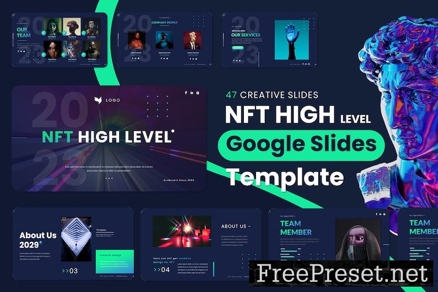 NFT High Level - Google Slides Presentation WPHABYW