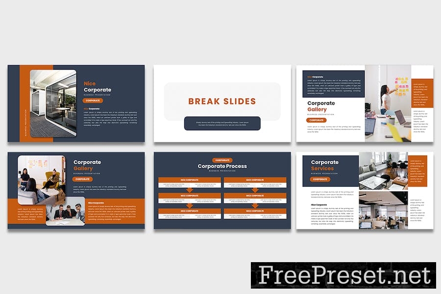 Nice Corporate Persentation Powerpoint Template LYWC6V6