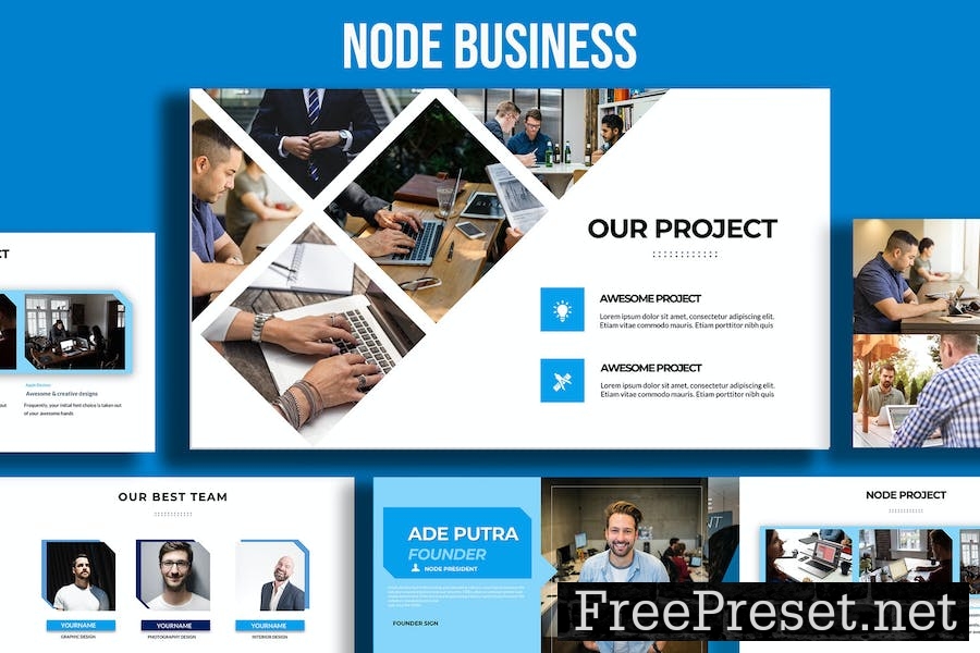 Node Business Google Slides TZ37MKV