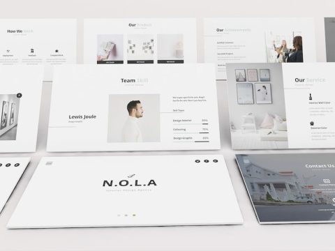 Nola Interior Design Google Slides Template R6YSZQA