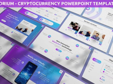 Norium - Cryptocurrency Powerpoint Template 4GZZU83