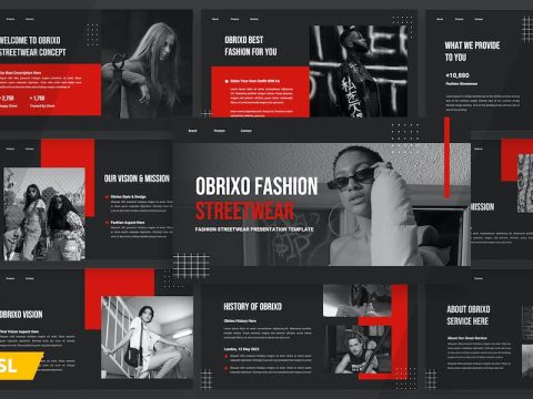 Obrixo - Fashion Streetwear Google Slide PGTUXPR