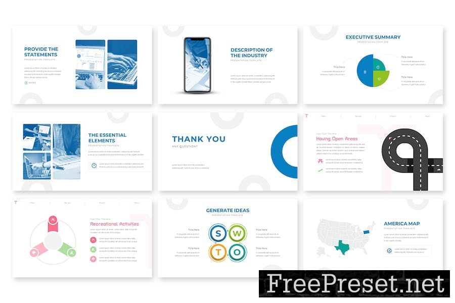 Ofis Annual Report - Google Slides Template 4AR7886