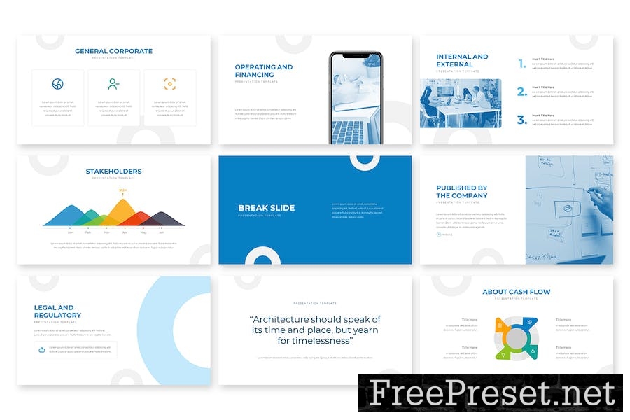 Ofis Annual Report - Google Slides Template 4AR7886