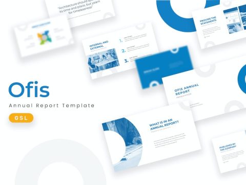 Ofis Annual Report - Google Slides Template 4AR7886