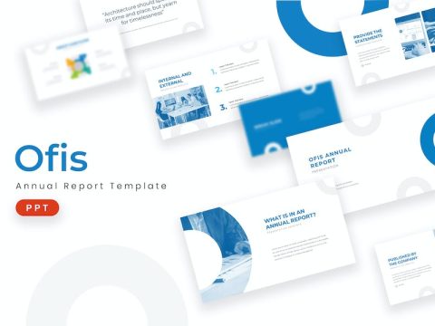 Ofis Annual Report - Powerpoint Template C2Y8V79