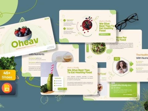 Oheav - Healthy Food Googleslide Template 7DXLMHR