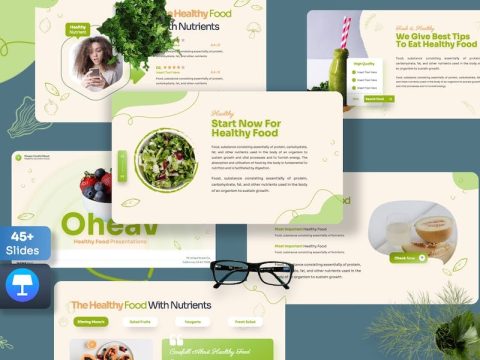 Oheav - Healthy Food Keynote Template 6RRGKYQ