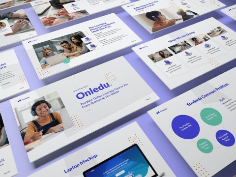 Onledu - Education Powerpoint Template 9J5NUE9