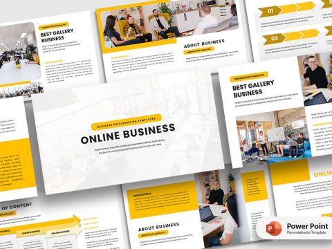 Online Business PowerPoint Template