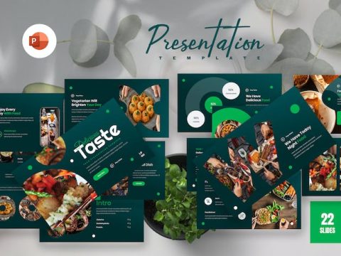 Opiet Food PowerPoint Presentation Template X3B4K35