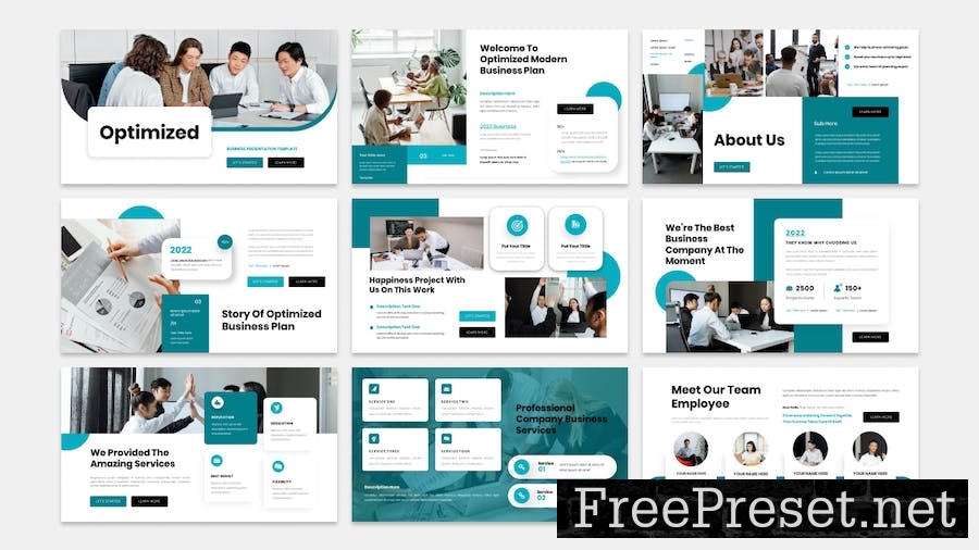 Optimized - Business Presentation PowerPoint Templ