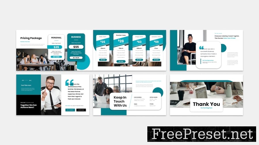 Optimized - Business Presentation PowerPoint Templ