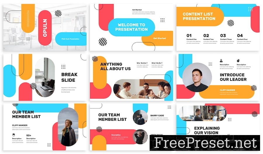 Opuln - Business Powerpoint Template HCJEK6B