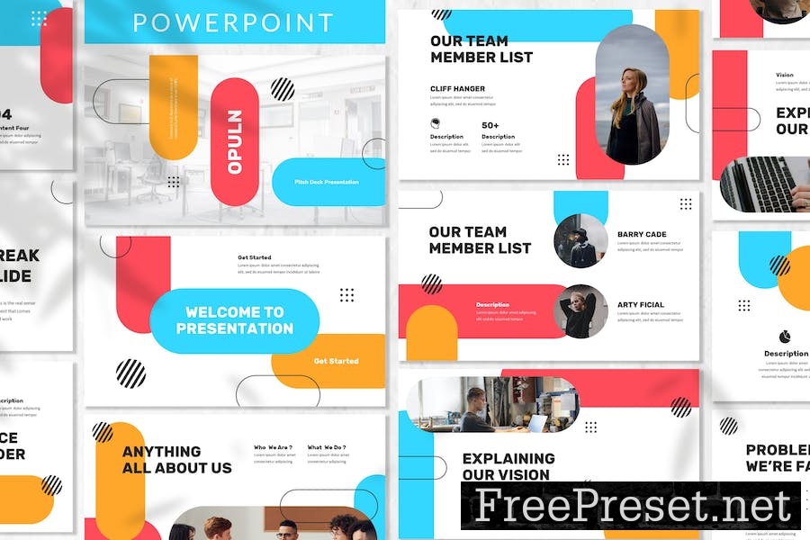 Opuln - Business Powerpoint Template HCJEK6B