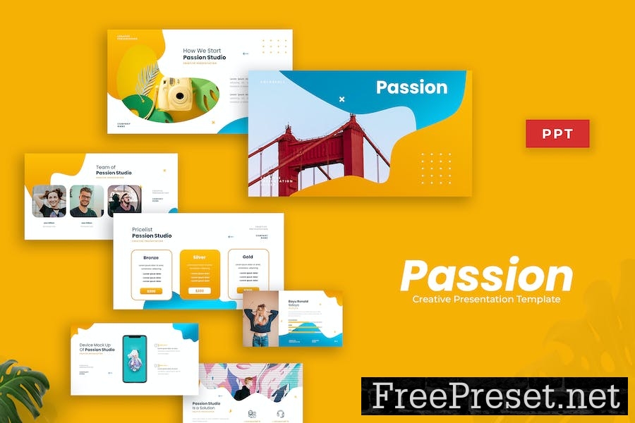 Passion - Creative Presentation Template 2S34RYY