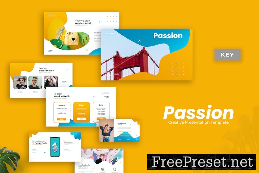 Passion - Creative Presentation Template BSY4HJ2